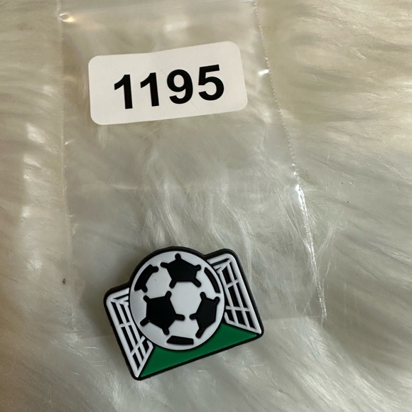 Accessories - 🌈10/$5 croc charm Soccer Ball and Goal Enamel